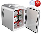 Rosenstein & Söhne Mini Kühlschrank 12V: Mobiler Mini-Kühlschrank mit Wärmefunktion, 4 Liter, 12 & 230 V (Mini Kühlschrank 12V 230v)